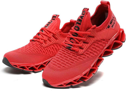 Women's Blade Running Sneakers - Red from Meahs Fashion