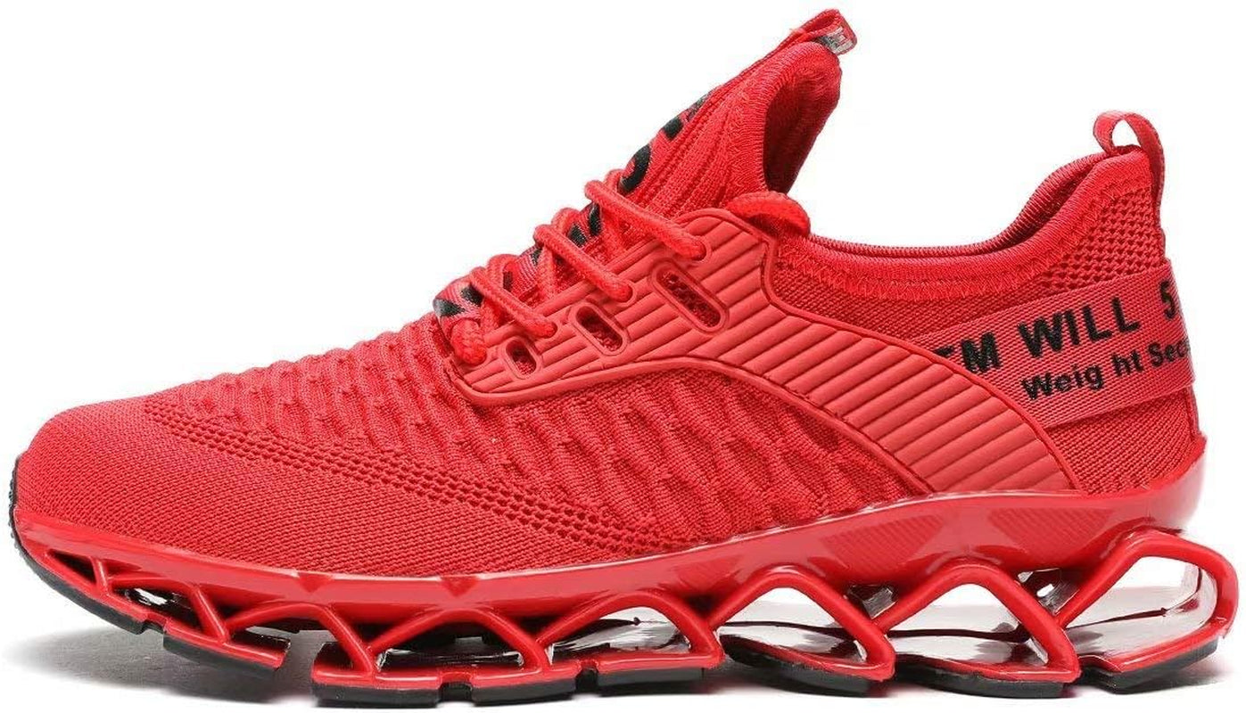 Women's Blade Running Sneakers - Red from Meahs Fashion